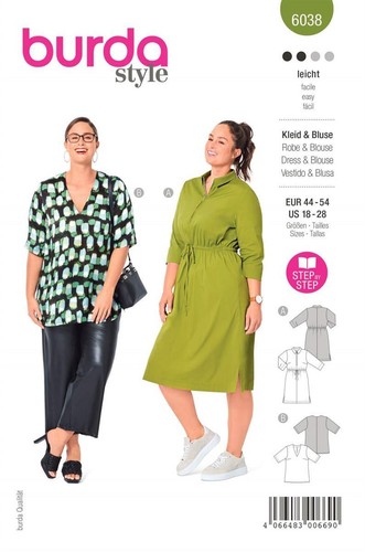 Burda schnittmuster 6038 - burda,