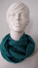 Schlauchschal/Loop  türkis, Strick  Handarbeit neu,
