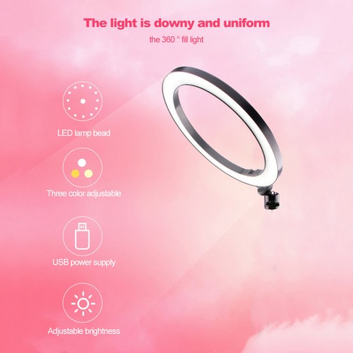 160 led ringlicht - 160-mm-led-ringlicht, dimmbar