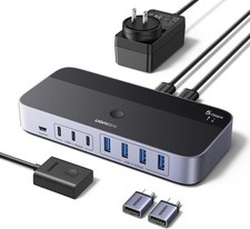 2-in-7-Out USB Switch 5Gbps für Maus/Tastatur mit Fernbedienung
