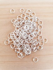 Spaltringe zur Schmuckherstellung ♥ Basteln Montage Zubehör Silber Ø 5/6/7/8mm