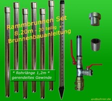 Brunnenbau-Set 8.20m 20 tlg
