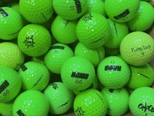 30 Golfbälle Grün Mix AAAA