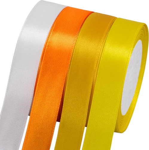 Satinband orange 20mmx22m - satinband,
