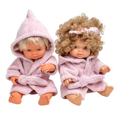 Puppen-Bademantel 34–38 cm