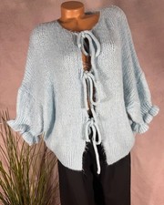 Damen Grobstrick Cardigan mit