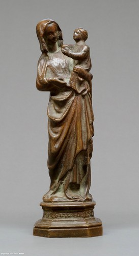 Uralte bronze figur maria - bronze,