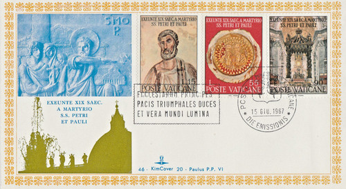 Brief poste vaticane 1967 - brief,