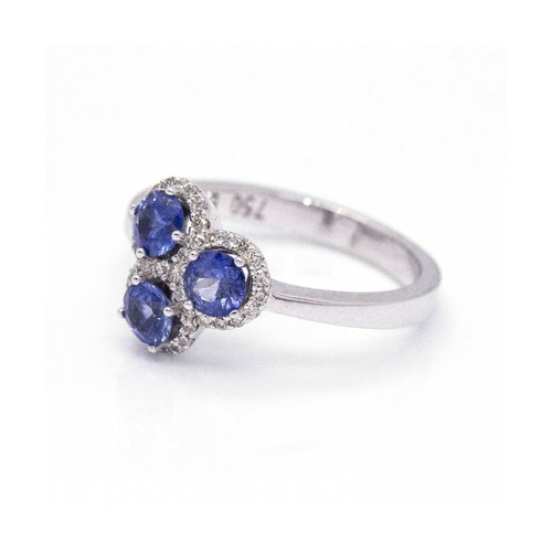 Trio ring aus saphiren - trio,