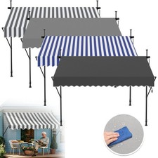 Markise Balkonmarkise Klemmmarkise Terrasse Sonnenmarkise Regenfest ohne Bohren