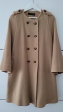 Zara Mantel, Wolle, beige