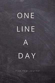 Five year journal one line - , a