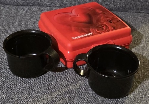 Tupperware tasse schwarz - 2x, +