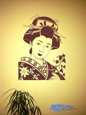 Wandtattoo Geisha 60cm x 82 cm