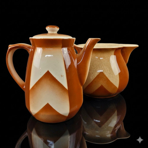 Art deco kaffeekanne - art,