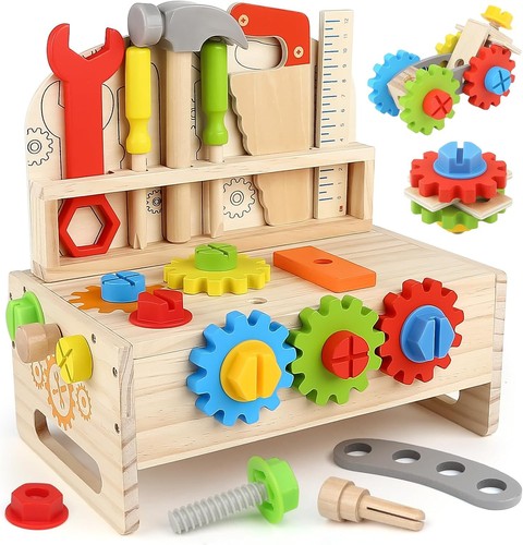 Holzspielzeug werkbank kinder - holzspielzeug,
