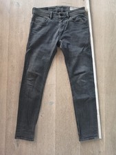 Diesel Thommer W31 L32 schwarz dicker Stoff slim skinny Jeans