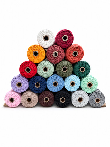 Makramee garn 3mm 100m - makramee,