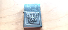 Feuerzeug Zippo?  National Defense ca. 20 Jahre alt verchromt 5,5*3,7 (cm) /2567