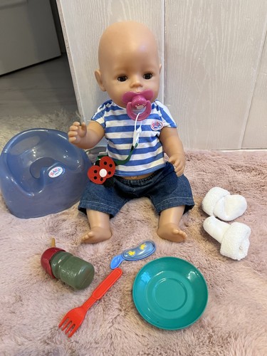 Baby born puppe junge - baby,