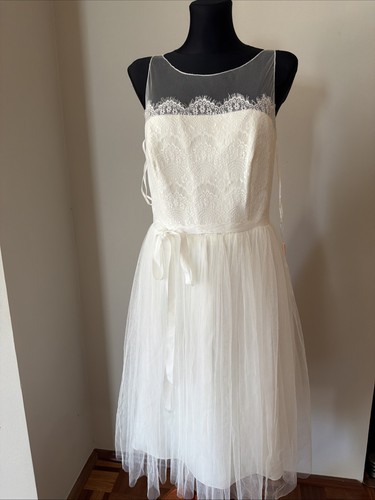 Brautkleid spitze tüll - brautkleid, weiß
