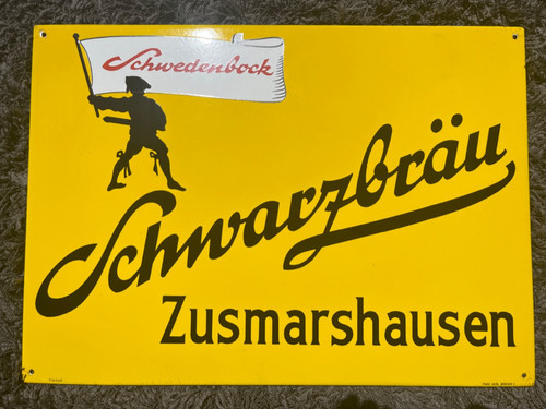 Emailleschild bier brauerei - bier,