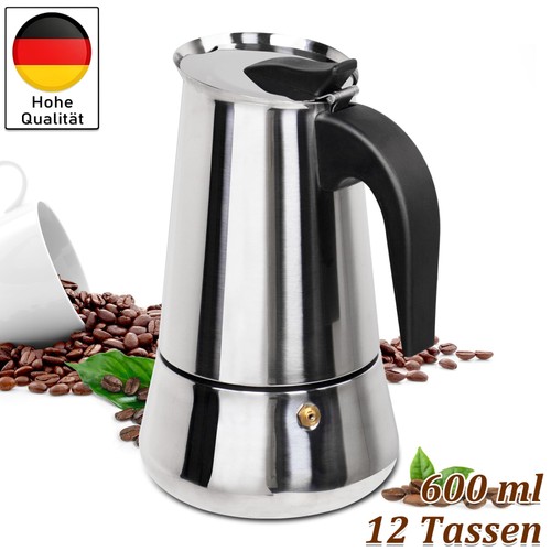 Edelstahl espressokocher - edelstahl,