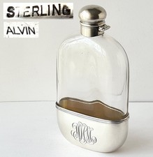 Flasche Flachmann Glas