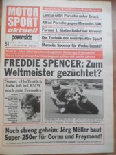 MOTOR SPORT aktuell 51 - 1983 Freddie Spencer Audi Quattro MOTO PARISIENNE Surer