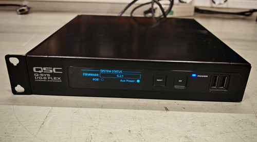 Qsc sys 8 - i/o-8, flex