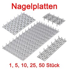 Nagelplatten Holzverbinder Flachverbinder verzinkt Lochplatten Lochbleche Stahl