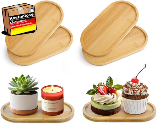 Holztablett oval servierplatte - holztablett,