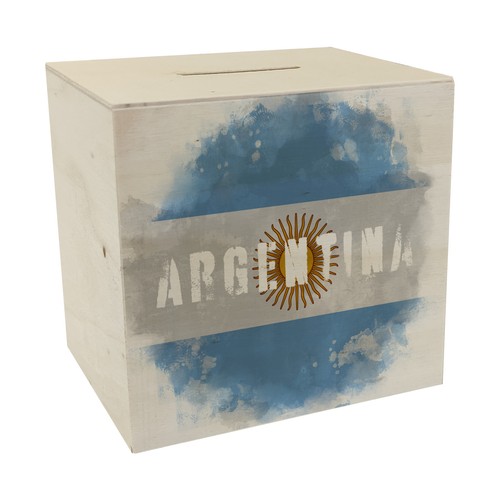 Spardose aus holz mit - aus,