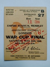 TICKET STUB: 1942 LONDON WAR