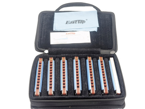 Easttop harmonica set - 7, blues