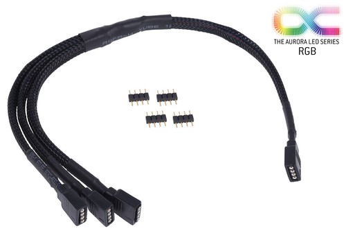 Alphacool kabel rgb 4pol - rgb,