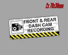 Dash Cam Aufkleber Warnung