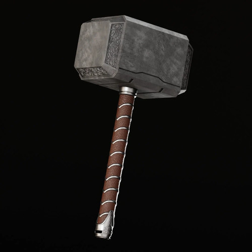 Thor hammer mjolnir 3d - thor, —