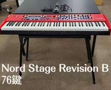 NORD STAGE 76 REVISION B STAGE PIANO SYNTHESIZER KEYBOARD ROT 76 TASTEN