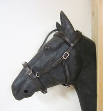 Anatomischer weich gepolsterter Leder Kappzaum "Blando"