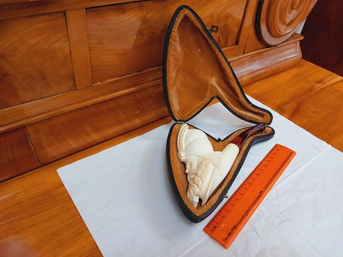 Antike große meerschaumpfeife - antike,
