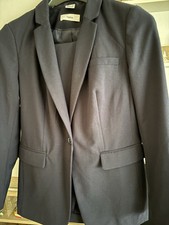 Mode von Heine Damen Hosenanzug Anzug Set Büro Business marine blau Gr. 40 NEU