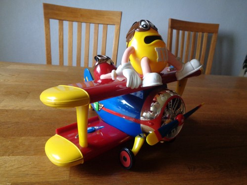Werbefigur doppeldecker - -,