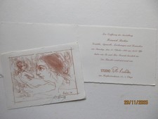 Austellungseinladung 1998 von - austellungseinladung,
