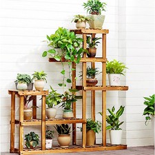 Groß Blumentreppe Holz