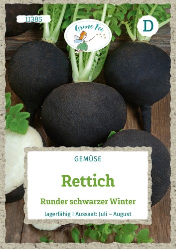 Rettich runder schwarzer - rettich,