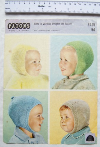 Vintage patons 9415 helme - patons,