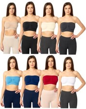 Merry Style Damen Bandeau Top BH Hochwertiges Material Sport Bandeau S-XL