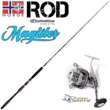 Norwegen Set Garbolino Magister JIG XP 30-50 LB + Zebco GREAT WHITE 450