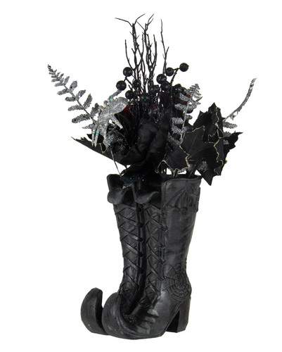 Hexenstiefel dekoriert mit